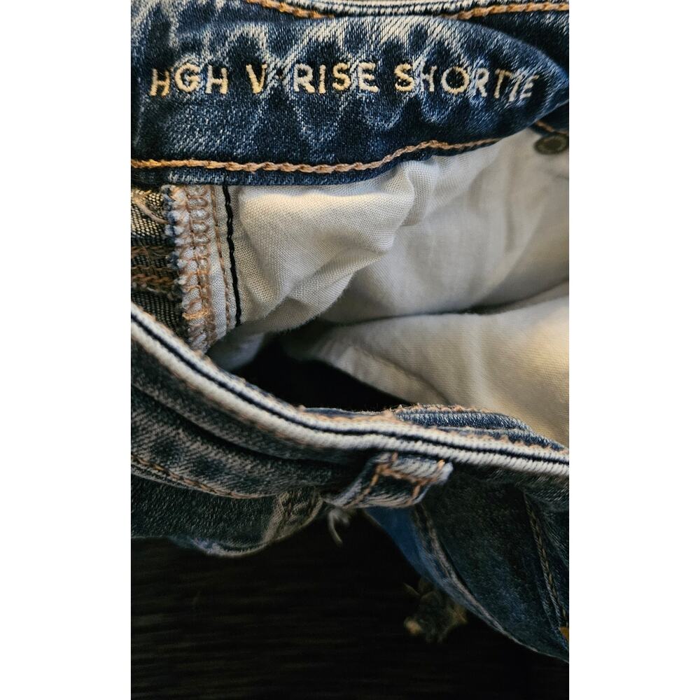 American eagle hi rise shortie distressed denim - Picture 6 of 6